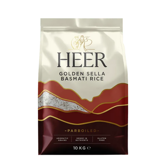 HEER GOLDEN SELLA BASMATI RICE 10KG