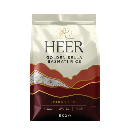 HEER GOLDEN SELLA BASMATI RICE 5KG