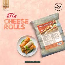 CROWN TIKKA CHEESE ROLLS CHICKEN 750g