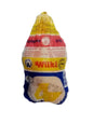 Packaged product with visible branding on a white background